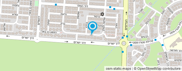 מפת הגעה אל חב"ד גן המלך דוד