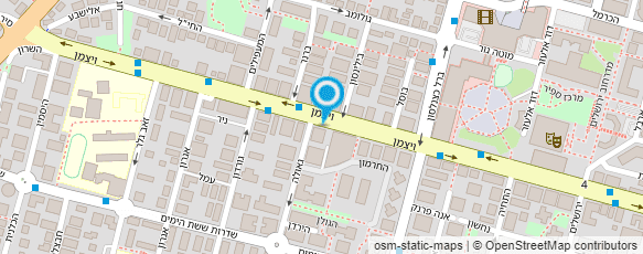 מפת הגעה אל נוחומוביץ' שירה משרד עו"ד