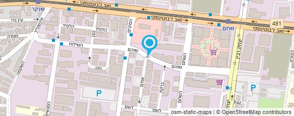 מפת הגעה אל עירית סטביסקי