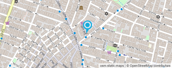 מפת הגעה אל הדוכן של ניצה מפת הגעה אל הדוכן של ניצה