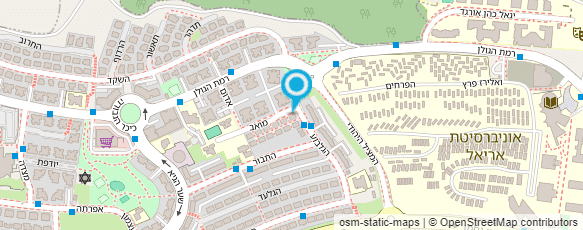 מפת הגעה אל תזמורת אריאל