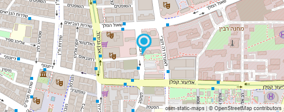 מפת הגעה אל גלריה דובנוב