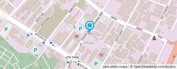 מפת הגעה אל שירות וטרינרי עירוני