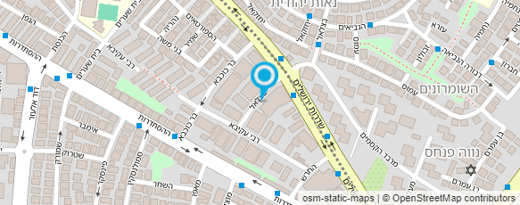 מפת הגעה אל מוסך דניאל