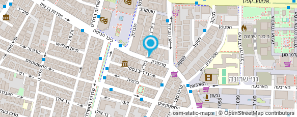 מפת הגעה אל תמר שוחט מעצבת אופנה