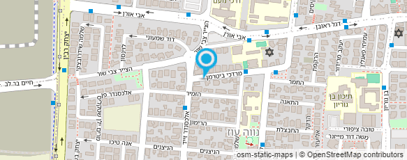 מפת הגעה אל עו"ד בעז אלכסנדר ארמארק