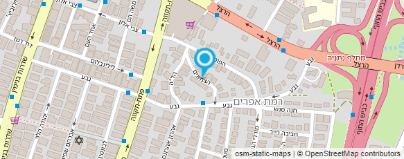 מפת הגעה אל רונן עיצוב אירועים