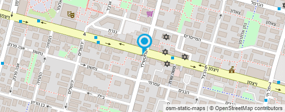 מפת הגעה אל שיווק נכסים SUCCESS-A.M