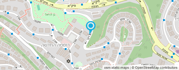 מפת הגעה אל גילי שני מאפרת ומסרקת מקצועית