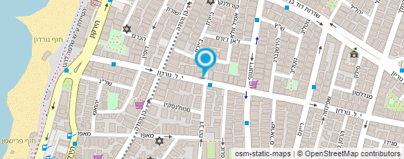 מפת הגעה אל תמר פרימק Tamar Primak studio