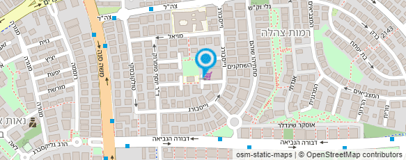 מפת הגעה אל מעון נעמ"ת - רמות צהלה