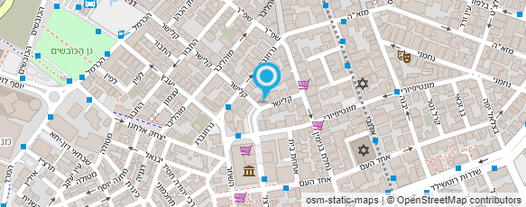 מפת הגעה אל מלון בראון טי.אל.וי - Brown TLV