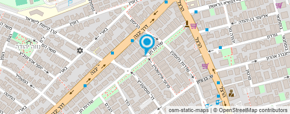 מפת הגעה אל אי.פי.קלוק ip-clock