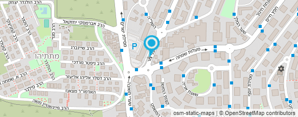 מפת הגעה אל קופ"ח מאוחדת מרפאת שיניים