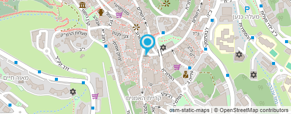 מפת הגעה אל גלריה עץ הזית