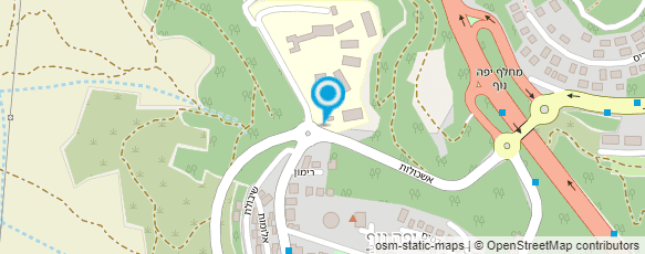 מפת הגעה אל אסיינדה  - אולם ארועים