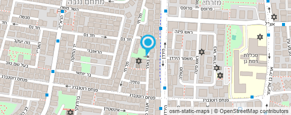 מפת הגעה אל פורטל ענב