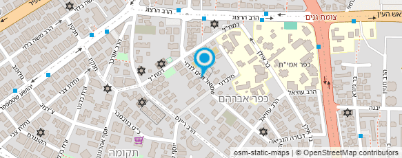 מפת הגעה אל שמואלביץ אברהם דב