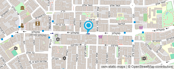 מפת הגעה אל הלנה עיצוב שיער