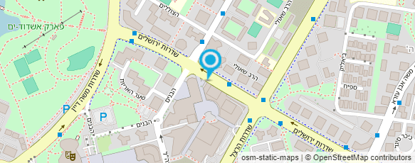 מפת הגעה אל סטודיו שרון