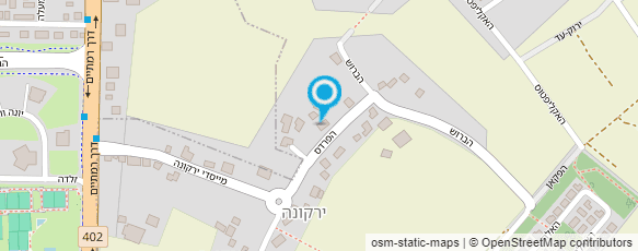 מפת הגעה אל מקום ירוק