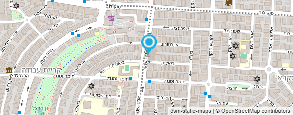 מפת הגעה אל עו"ד קוליק קרן