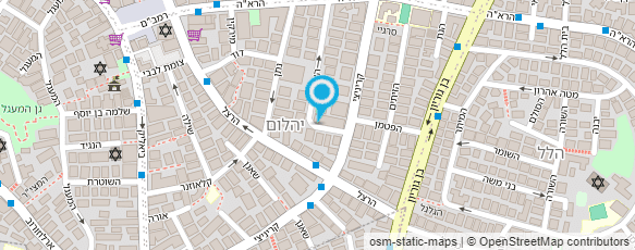 מפת הגעה אל יפעת יוגב עיצוב פנים