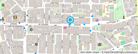 מפת הגעה אל ווישופ- wiishop
