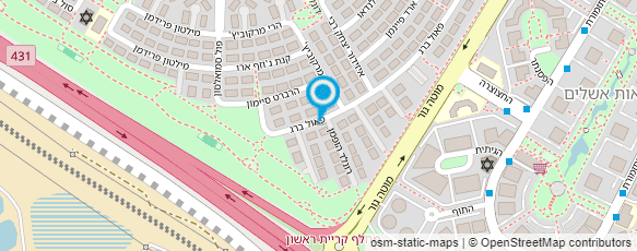 מפת הגעה אל גן השקדייה