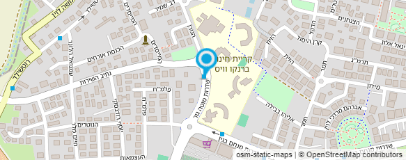 מפת הגעה אל מעון חמניה