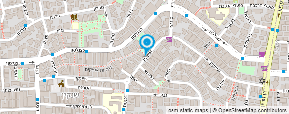 מפת הגעה אל סטודיו צילום-שלומי חלפון