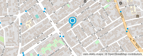 מפת הגעה אל בית ספר לנהיגה יוסי