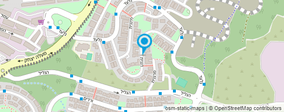 מפת הגעה אל המרכז ללימודי אנגלית