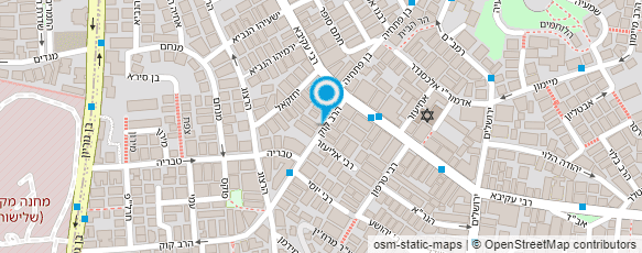 מפת הגעה אל עו"ד גולדברג מיכאל