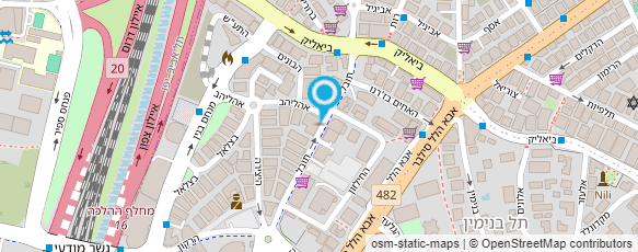 מפת הגעה אל מינימרקט המתחם