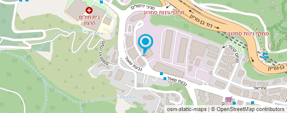 מפת הגעה אל אבי (זני) מרכז שירות ירושלים בע"מ