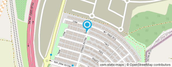 מפת הגעה אל אילנית עיצוב בסגנון אחר