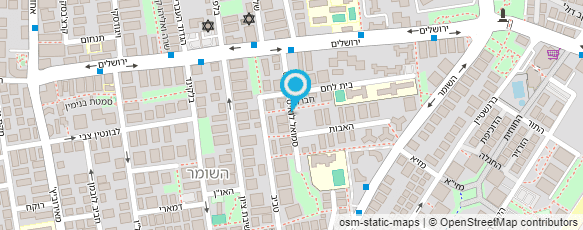 מפת הגעה אל עמית צוקר מורה לנהיגה