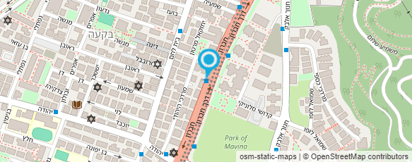 מפת הגעה אל עו"ד אסף דוידוף