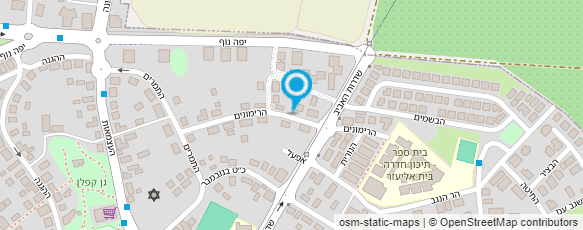 מפת הגעה אל המשפחתון של הגר