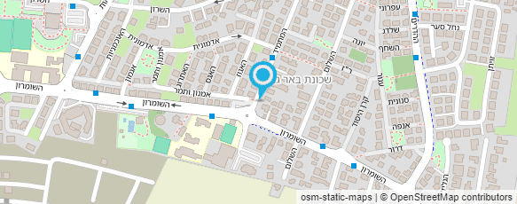 מפת הגעה אל גן רותם