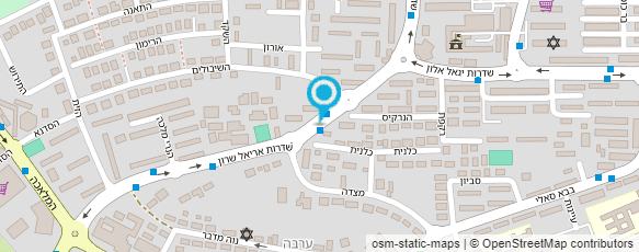 מפת הגעה אל פיצה כמעט חינם