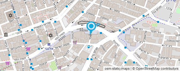 מפת הגעה אל חנות צבע - THE PAINT STORE