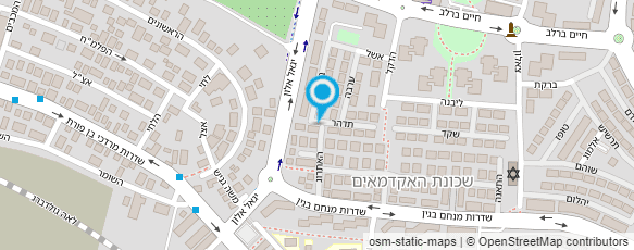 מפת הגעה אל המקום של שונטל