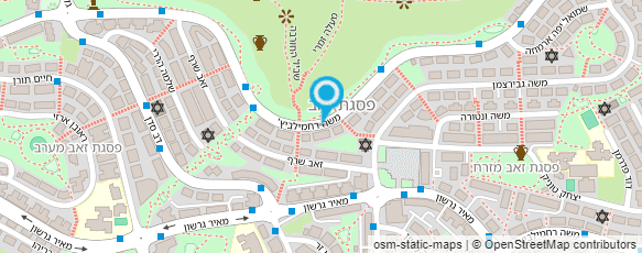 מפת הגעה אל מרכז למידה גולי ודוד