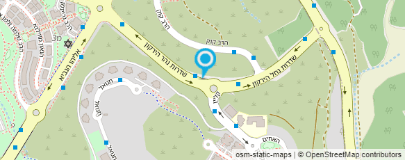 מפת הגעה אל תכלת אדריכלות ועיצוב פנים