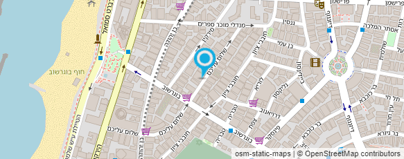 מפת הגעה אל ניב אהרונסון - NivAp