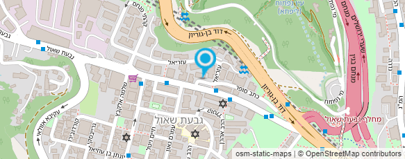 מפת הגעה אל גן עדנה דוידי