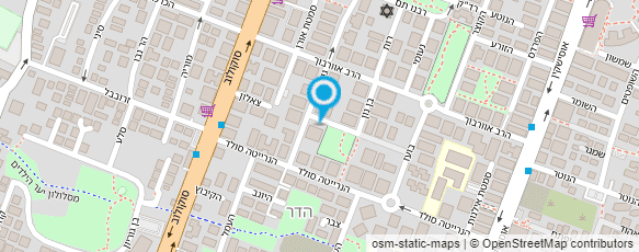 מפת הגעה אל דיקובסקי הדסה רובין רפלוקסולוגיה