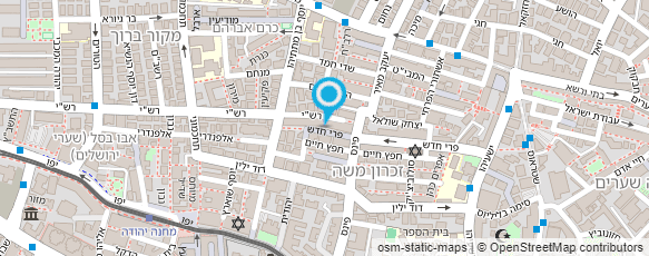 מפת הגעה אל גן בית יעקב